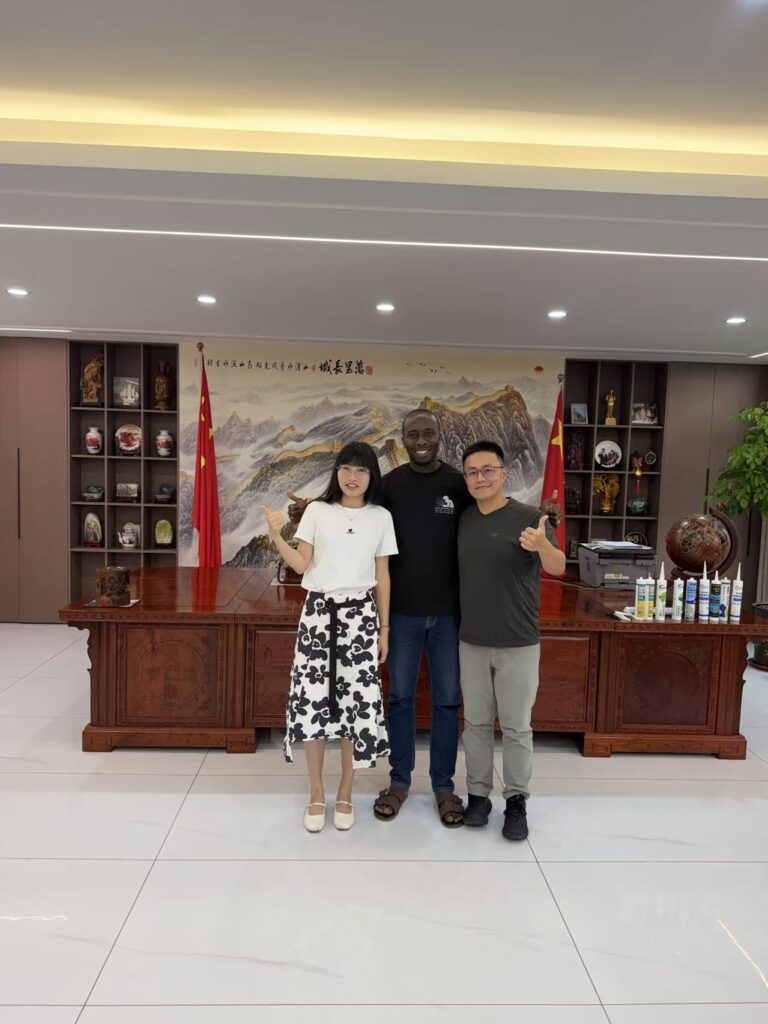 Abidjan customer visiting the ARMIX factory